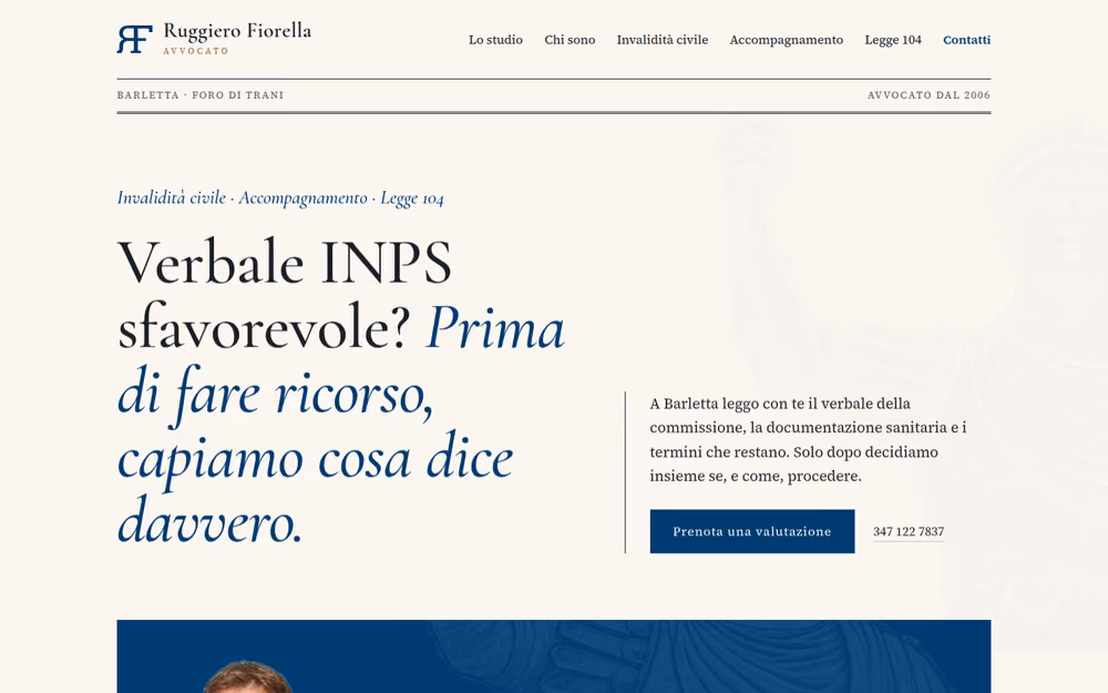 Il sito di Avv. Ruggiero Fiorella